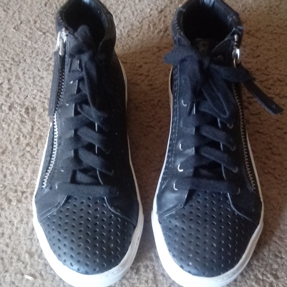 Black sneakers